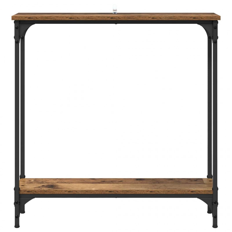 Konsola Stare drewno 75 x 22,5 x 75 cm Materiał drewnopochodny