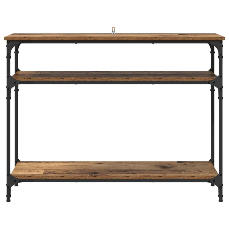 Konsola Stare drewno 100 x 29 x 75 cm Materiał drewnopochodny