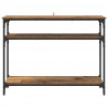Konsola Stare drewno 100 x 29 x 75 cm Materiał drewnopochodny