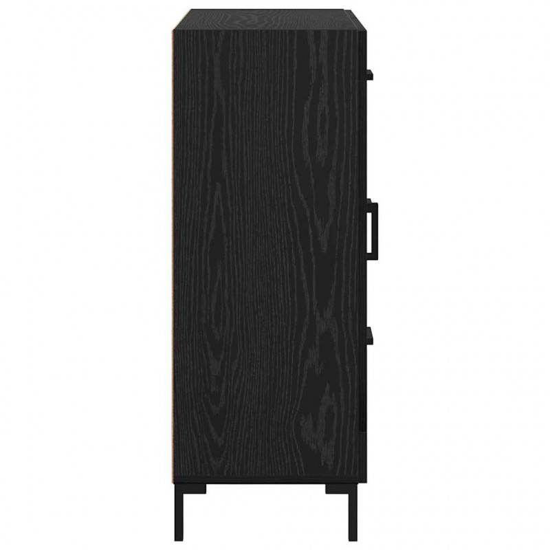 Bufet Czarny dąb 69.5 x 34 x 90 cm Materiał drewnopochodny