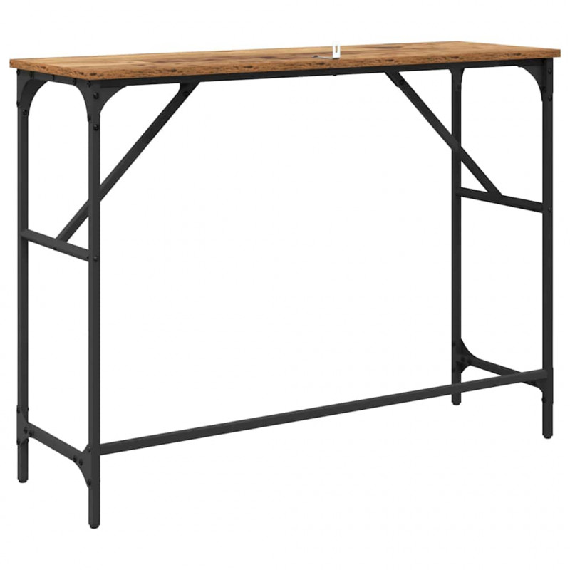 Konsola Stare drewno 100 x 32 x 75 cm Materiał drewnopochodny