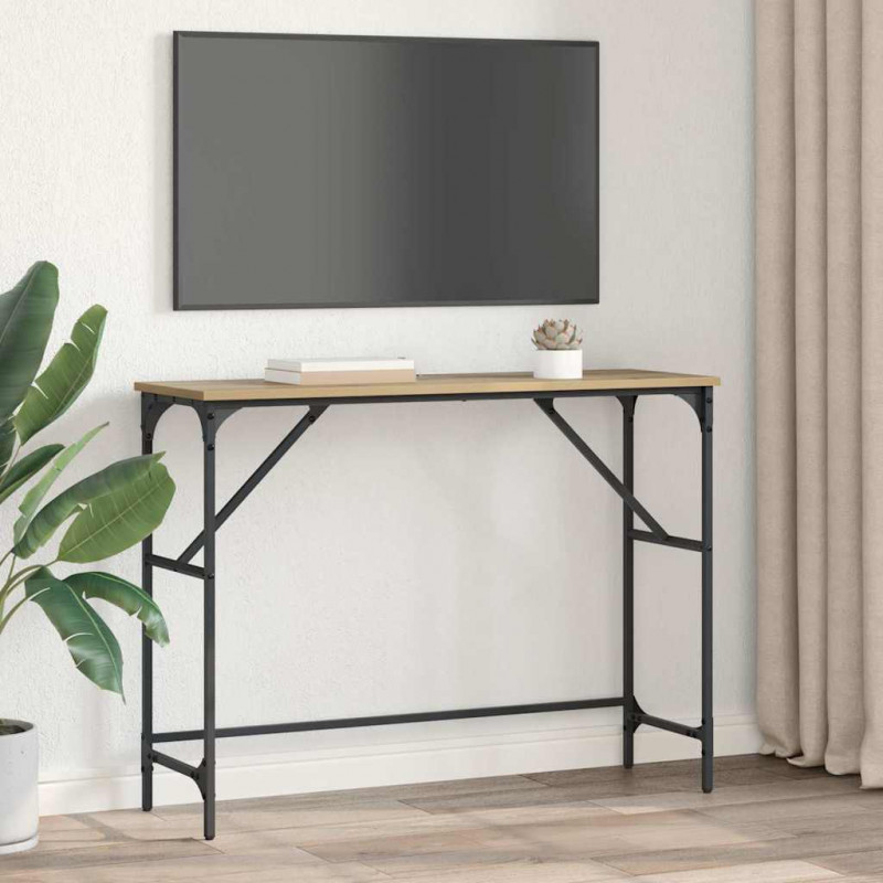 Konsola Dąb rzemieślniczy 100 x 32 x 75 cm
