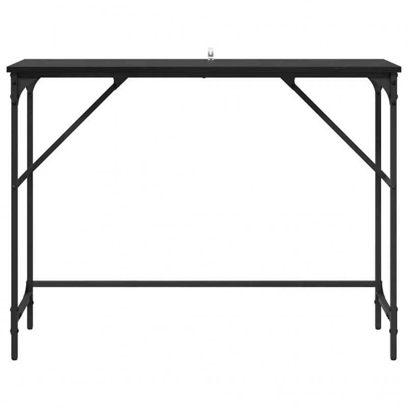 Konsola Czarny Dąb 100 x 32 x 75 cm Materiał drewnopochodny