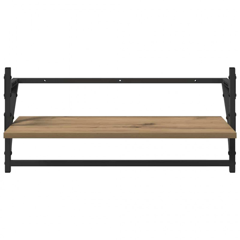 Zestaw półek ściennych 6 pcs Dąb rzemieślniczy 100 x 25 x 30 cm