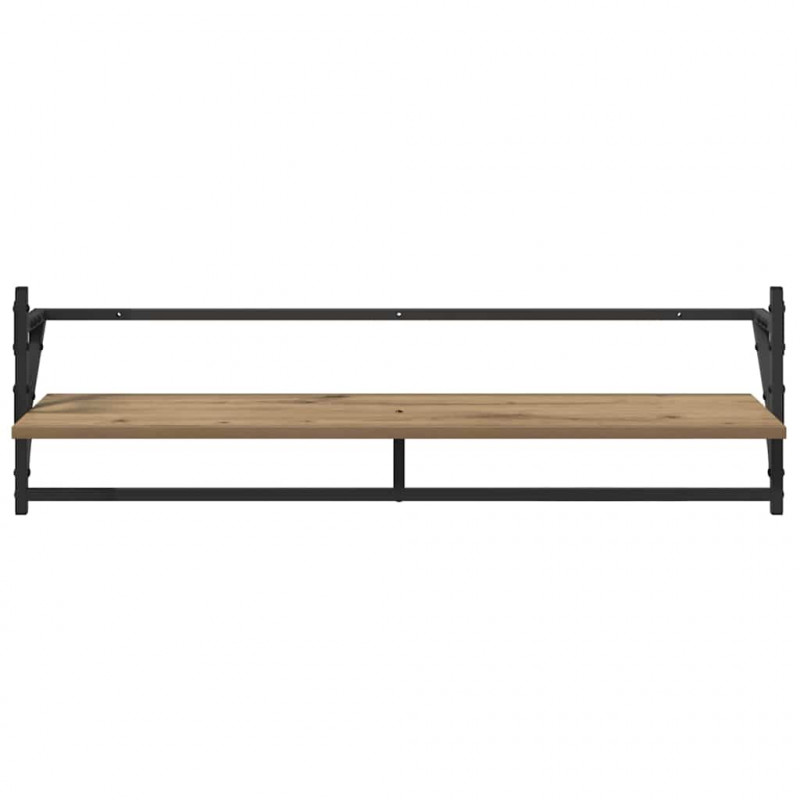 Zestaw półek ściennych 6 pcs Dąb rzemieślniczy 100 x 25 x 30 cm