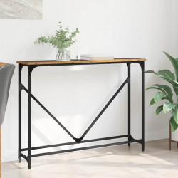 Konsola Stare drewno 102 x 23 x 75 cm Materiał drewnopochodny