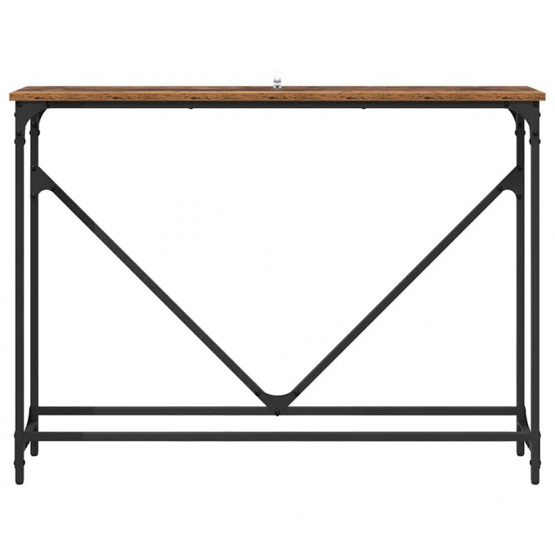 Konsola Stare drewno 102 x 23 x 75 cm Materiał drewnopochodny