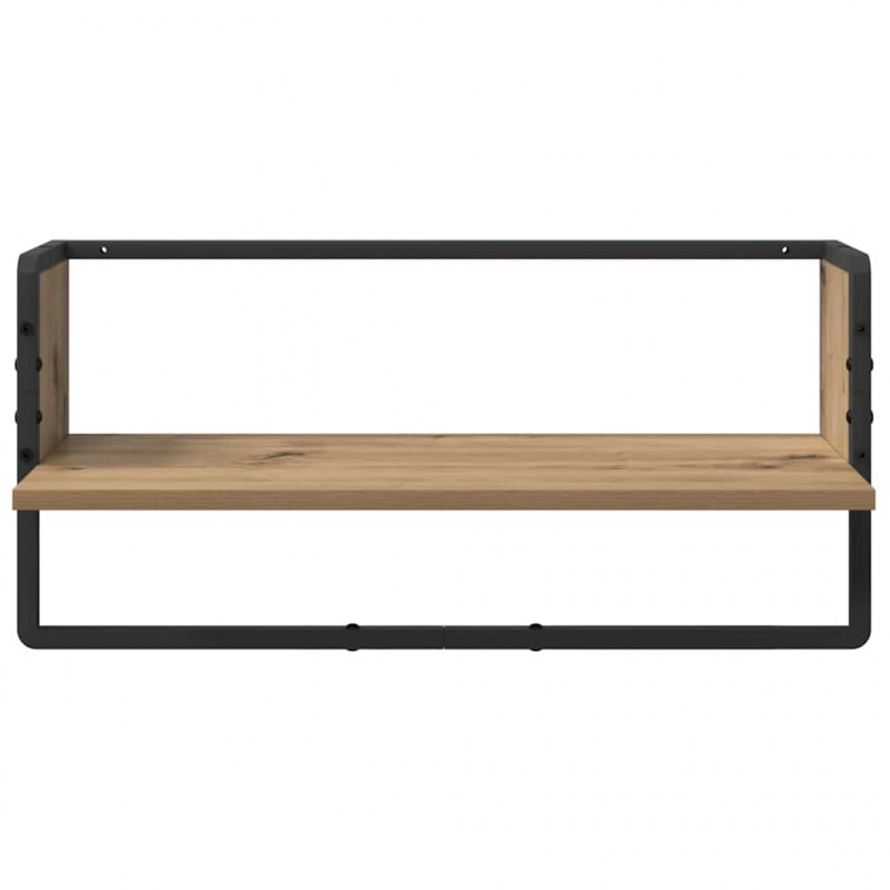 Zestaw półek ściennych 4 pcs Dąb rzemieślniczy 65 x 25 x 30 cm
