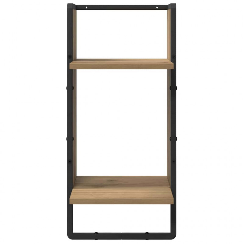 Zestaw półek ściennych 4 pcs Dąb rzemieślniczy 65 x 25 x 30 cm