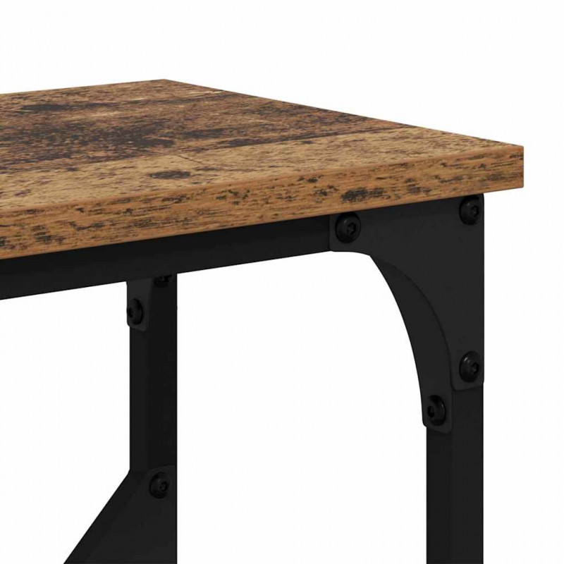Konsola Stare drewno 102 x 23 x 75 cm Materiał drewnopochodny