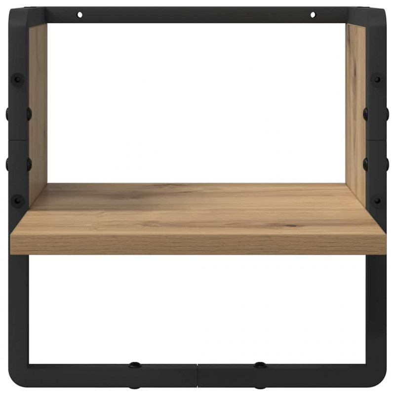 Zestaw półek ściennych 4 pcs Dąb rzemieślniczy 65 x 25 x 30 cm