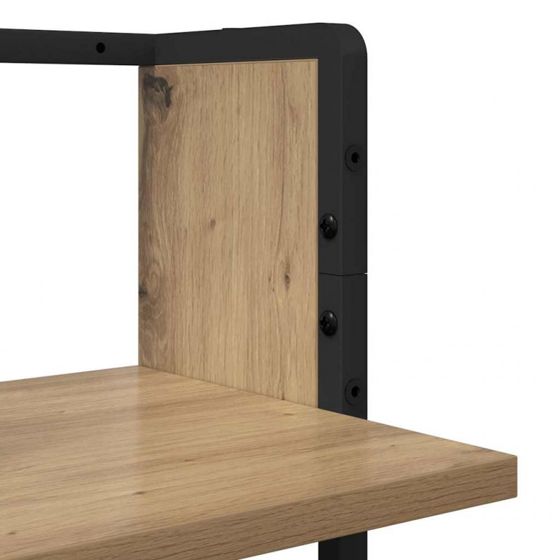 Zestaw półek ściennych 4 pcs Dąb rzemieślniczy 65 x 25 x 30 cm