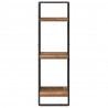 Zestaw półek ściennych 6 pcs Stare drewno 100 x 25 x 30 cm