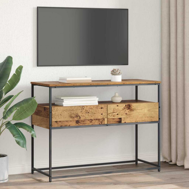 Konsola Stare drewno 100 x 40 x 75 cm Materiał drewnopochodny