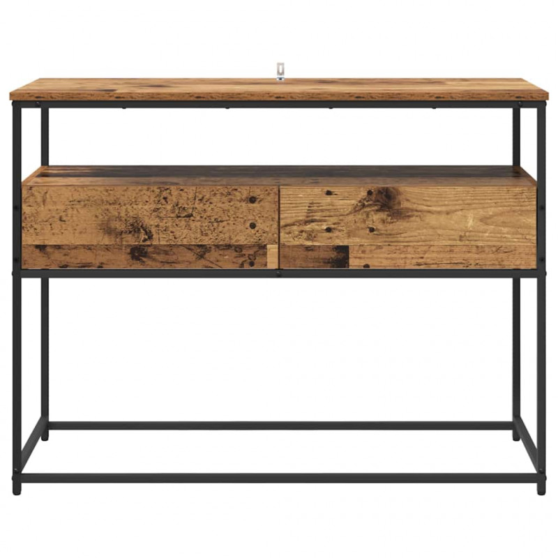Konsola Stare drewno 100 x 40 x 75 cm Materiał drewnopochodny