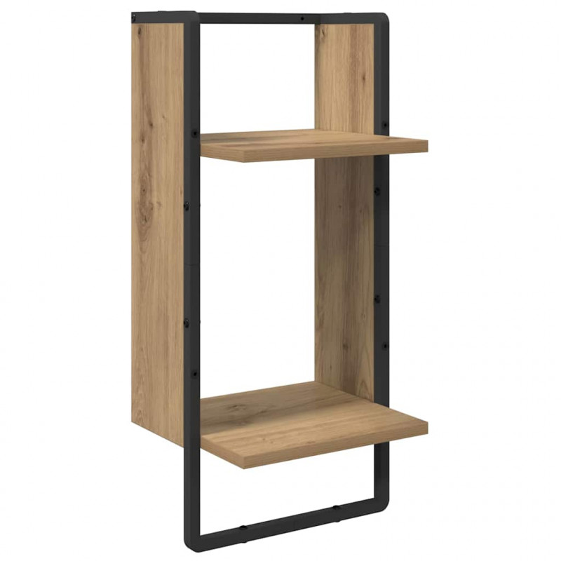 Zestaw półek ściennych 6 pcs Dąb rzemieślniczy 100 x 25 x 30 cm
