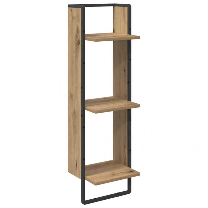 Zestaw półek ściennych 6 pcs Dąb rzemieślniczy 100 x 25 x 30 cm