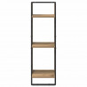 Zestaw półek ściennych 6 pcs Dąb rzemieślniczy 100 x 25 x 30 cm