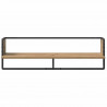 Zestaw półek ściennych 6 pcs Dąb rzemieślniczy 100 x 25 x 30 cm