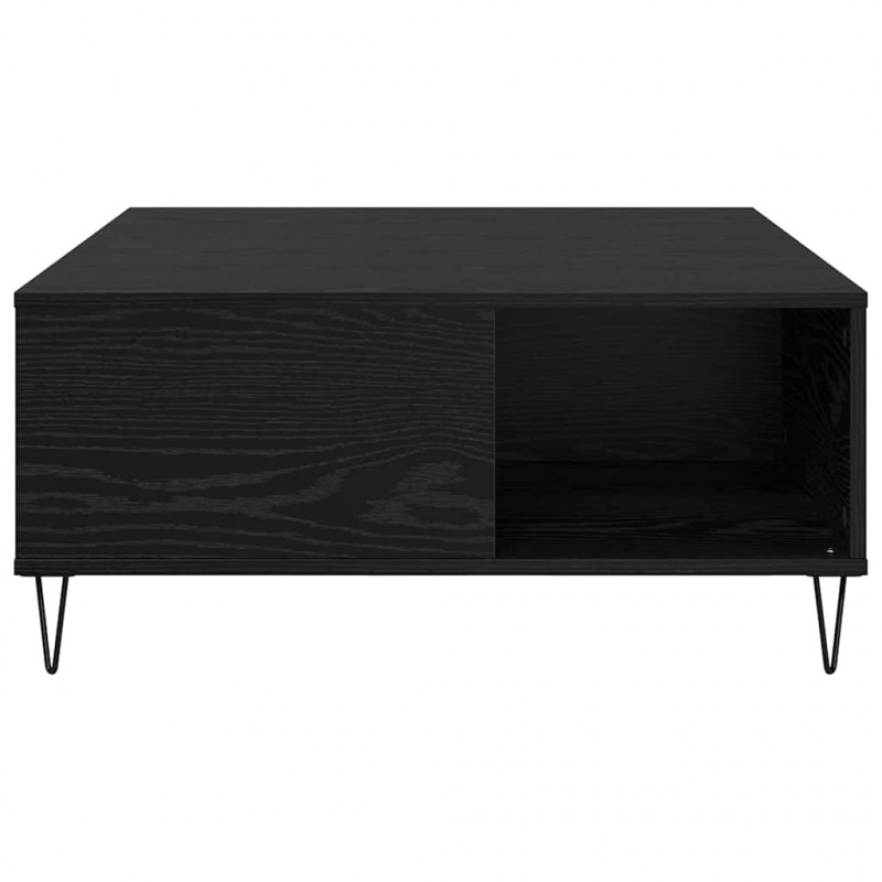 Stolik kawowy Czarny Dąb 80 x 80 x 36,5 cm