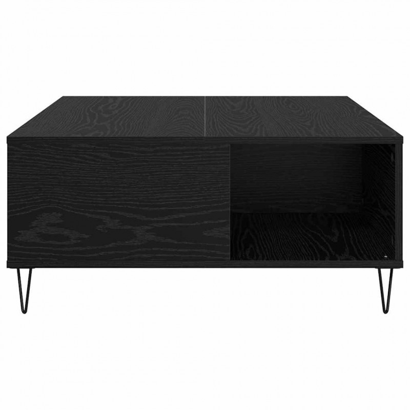 Stolik kawowy Czarny Dąb 80 x 80 x 36,5 cm