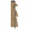 Zestaw półek ściennych 6 pcs Dąb rzemieślniczy 100 x 25 x 30 cm
