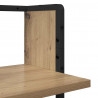 Zestaw półek ściennych 6 pcs Dąb rzemieślniczy 100 x 25 x 30 cm
