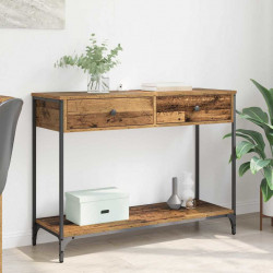 Konsola Stare drewno 100 x 34,5 x 75 cm Materiał drewnopochodny
