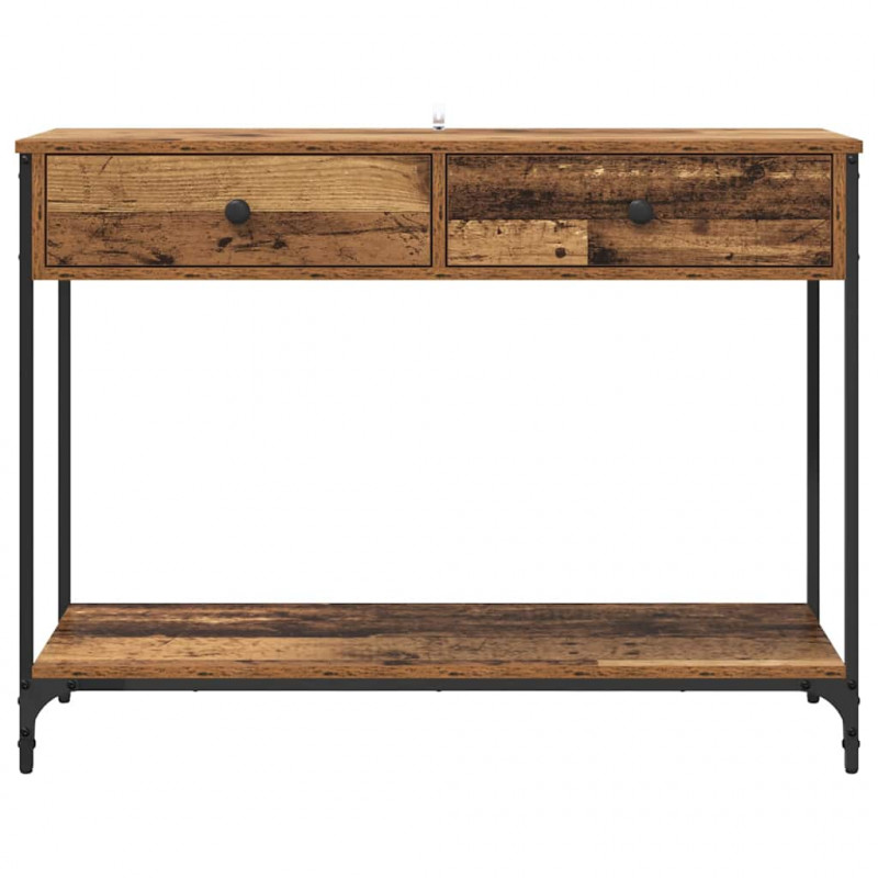 Konsola Stare drewno 100 x 34,5 x 75 cm Materiał drewnopochodny