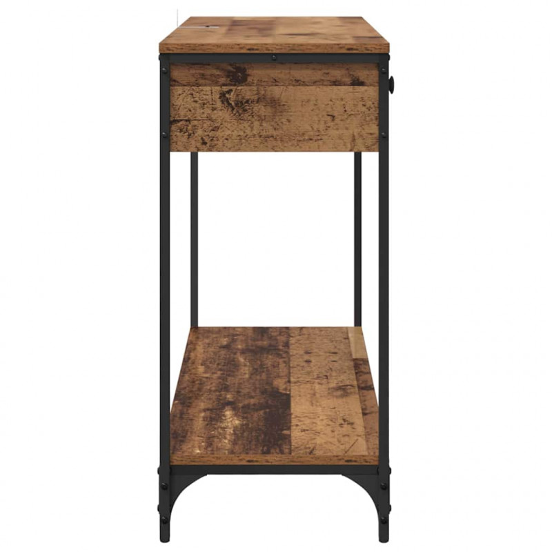 Konsola Stare drewno 100 x 34,5 x 75 cm Materiał drewnopochodny
