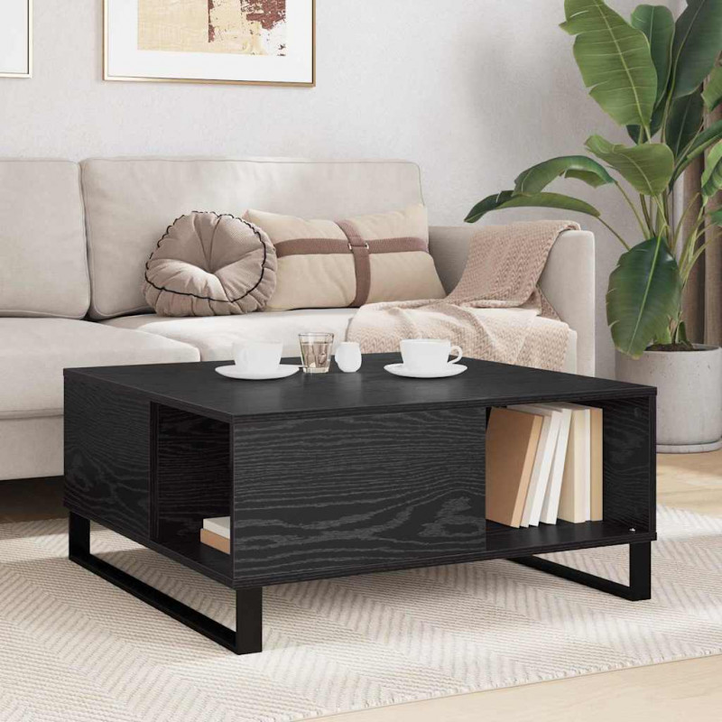 Stolik kawowy Czarny Dąb 80 x 80 x 36,5 cm