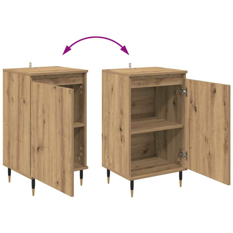 Bufet 2 pcs Dąb rzemieślniczy 40 x 35 x 70 cm