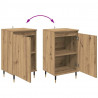 Bufet 2 pcs Dąb rzemieślniczy 40 x 35 x 70 cm