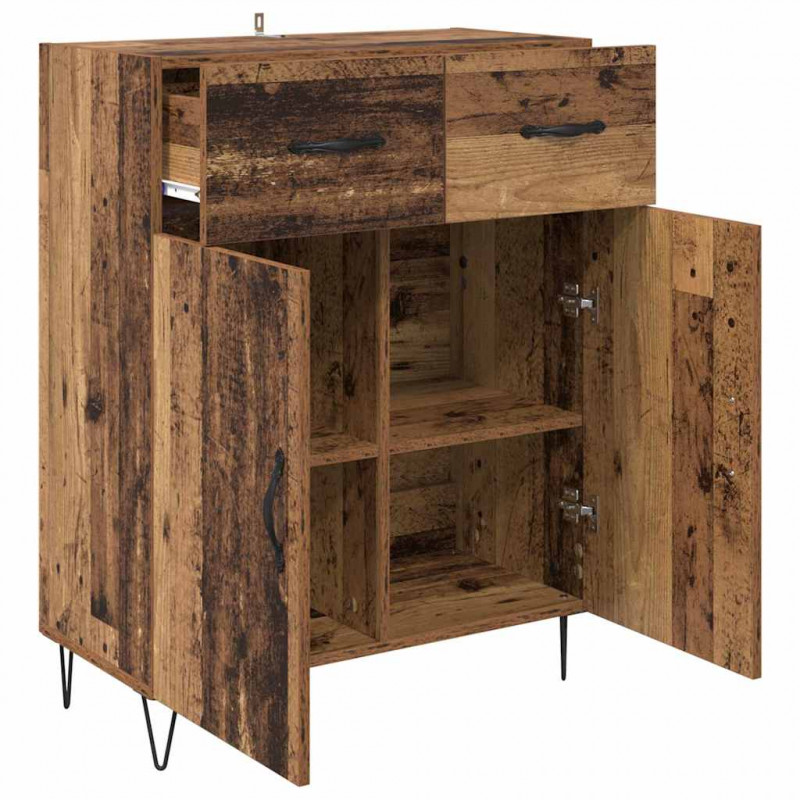 Bufet Stare drewno 69,5 x 34 x 90 cm Materiał drewnopochodny