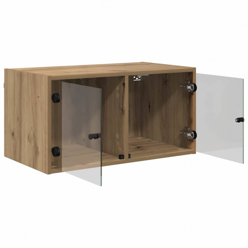 Szafki ścienne 2 pcs Dąb rzemieślniczy 68 x 37 x 35 cm