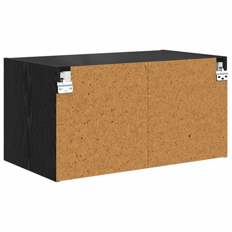 Szafki ścienne 2 pcs Czarny Dąb 68 x 37 x 35 cm