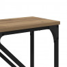 Konsola 2 pcs Dąb rzemieślniczy 100 x 28 x 75 cm