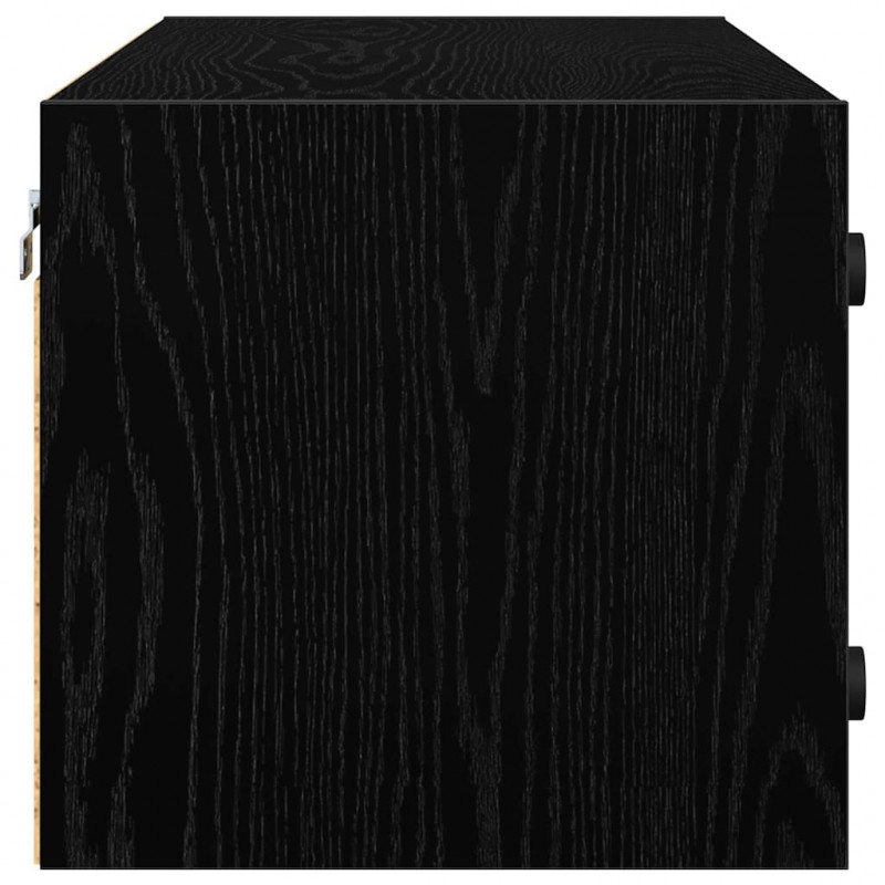 Szafka ścienna Montowane na ścianie Czarny Dąb 102 x 37 x 35 cm