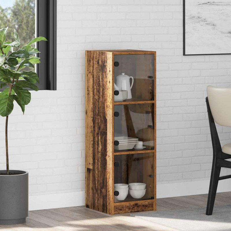 Highboard Stare drewno 35 x 37 x 109 cm Materiał drewnopochodny
