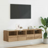 Szafki RTV 2 pcs Dąb rzemieślniczy 60 x 30 x 30 cm