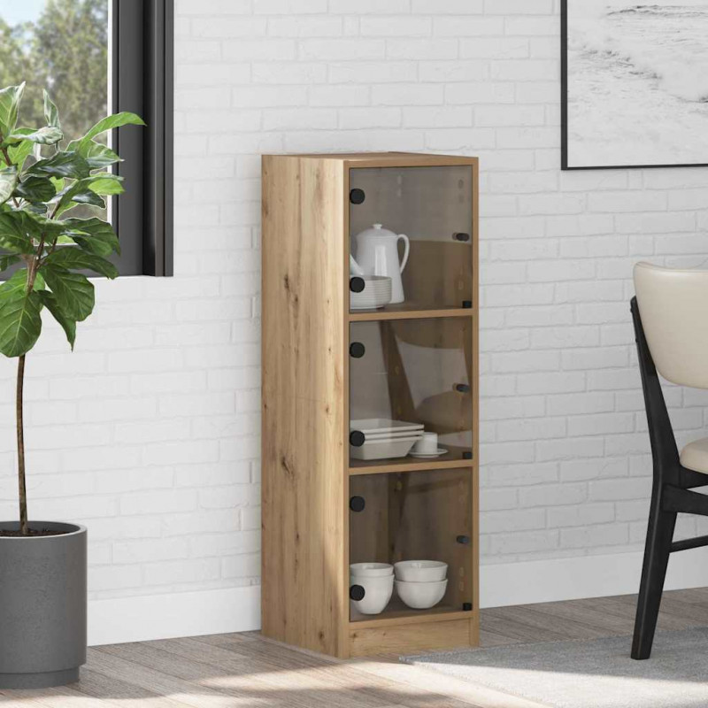 Highboard Dąb rzemieślniczy 35 x 37 x 109 cm