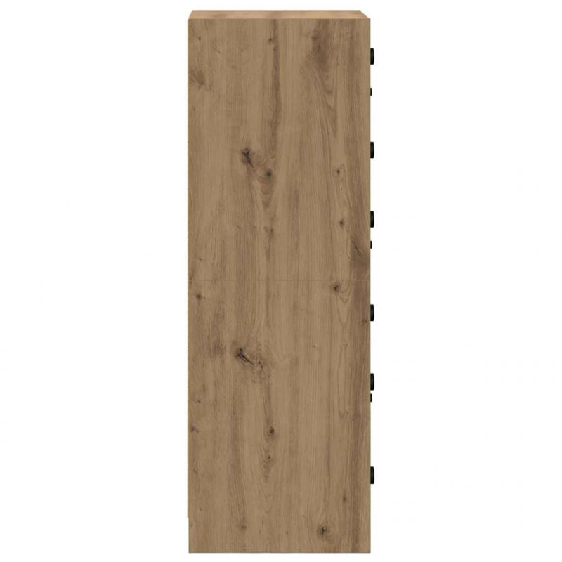 Highboard Dąb rzemieślniczy 35 x 37 x 109 cm