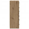 Highboard Dąb rzemieślniczy 35 x 37 x 109 cm
