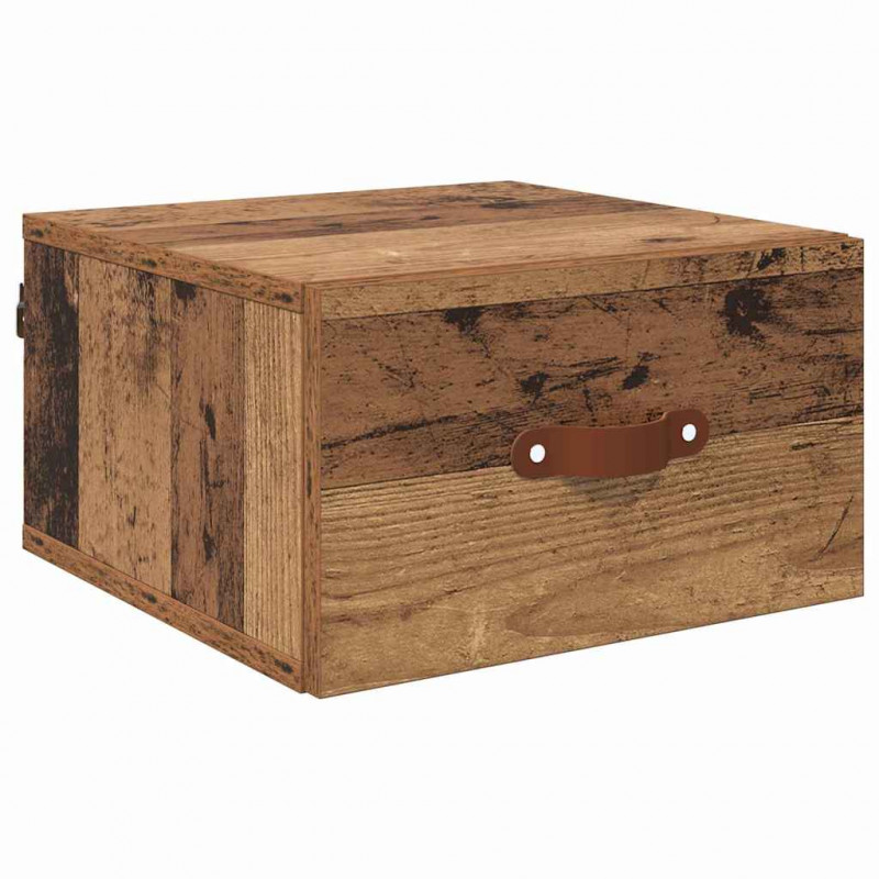 Ścienny stolik nocny Stare drewno 35 x 35 x 20 cm