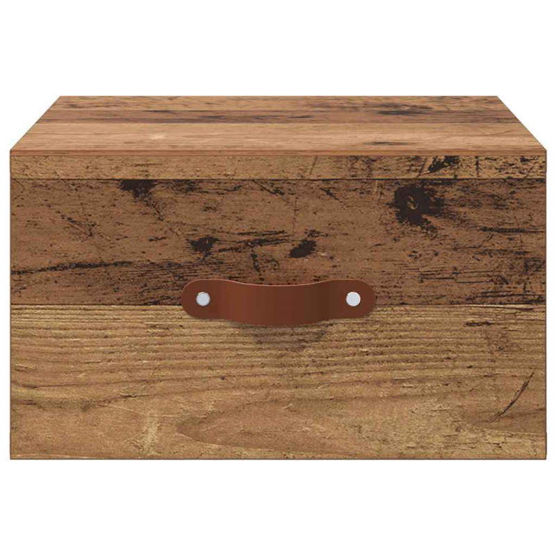 Ścienny stolik nocny Stare drewno 35 x 35 x 20 cm