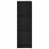 Highboard Czarny Dąb 35 x 37 x 109 cm Materiał drewnopochodny