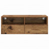 Szafka pod telewizor Stare drewno 80 x 30 x 30 cm