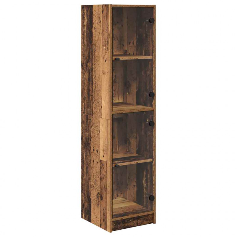 Highboard Stare drewno 35 x 37 x 142 cm Materiał drewnopochodny