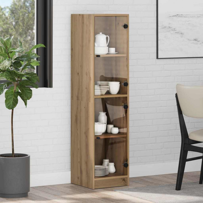 Highboard Dąb rzemieślniczy 35 x 37 x 142 cm