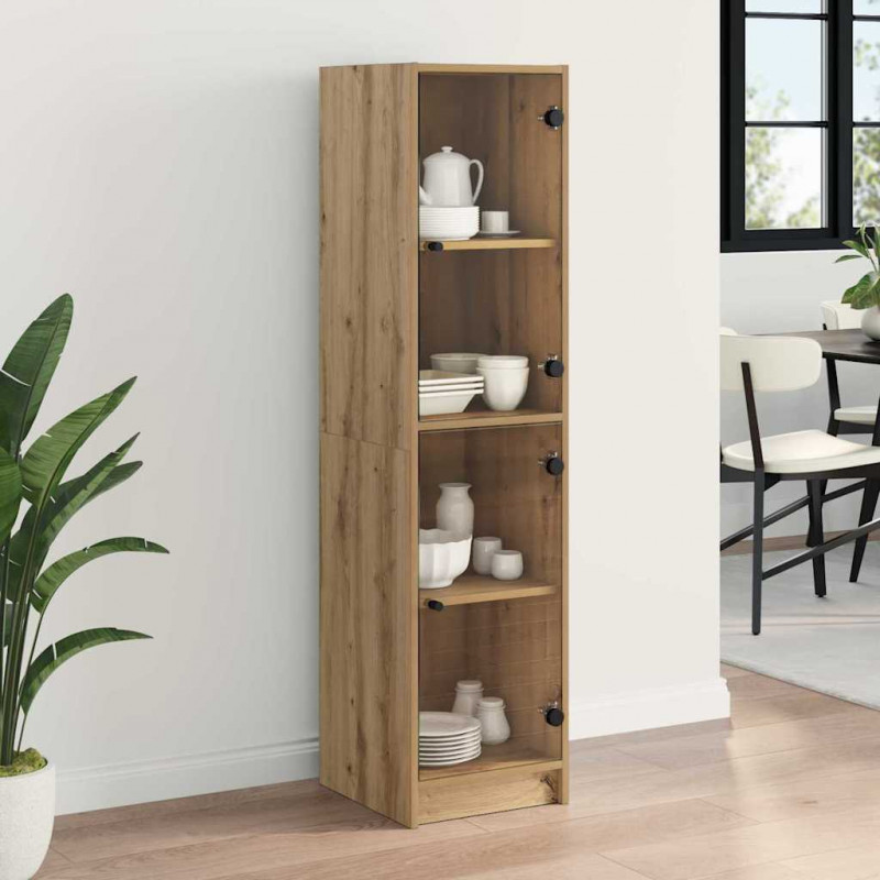 Highboard Dąb rzemieślniczy 35 x 37 x 142 cm